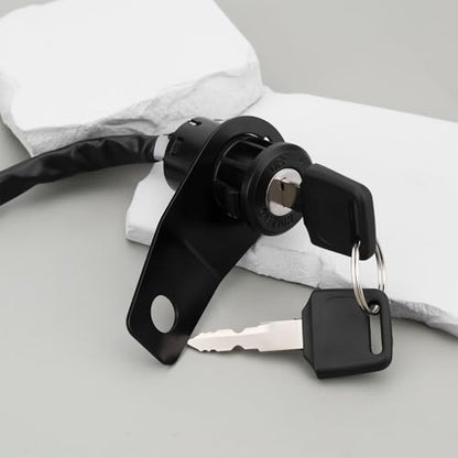 Motorcycle Ignition Switch Key Lock Compatible with 50-150cc Off-Road Motorcycles ATVs and Quads with 8.3cm Bracket