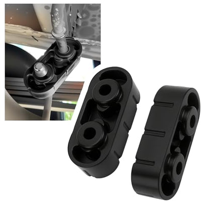 2PCS Rubber Exhaust Hangers Replacement OEM 25956663,Shock Absorbing Car Muffler Hanger Compatible with GMC Chevrolet Cadillac,Professional Exhaust Pipe Hangers
