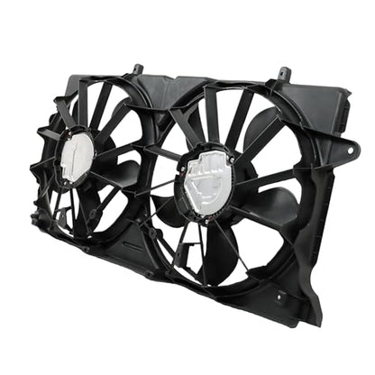 Radiator Cooling Fan Replacement for 23123633 23123634 Replacement for Silverado 1500 2015-2019 Replacement for Sierra 1500 2015-2019