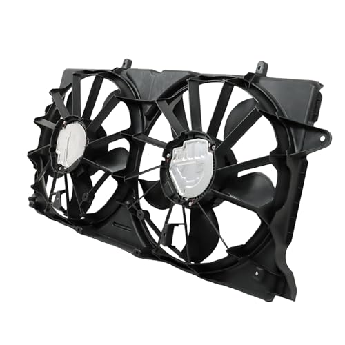 Radiator Cooling Fan Replacement for 23123633 23123634 Replacement for Silverado 1500 2015-2019 Replacement for Sierra 1500 2015-2019