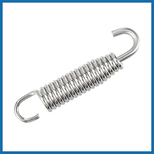 2 Pcs Universal Exhaust Pipe Spring for Motorcycles 58mm 2.28"