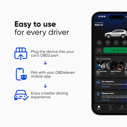 OBDeleven 3 OBD2 Diagnostic Tool Bluetooth Scanner (Android & iOS) - color: OBDeleven 3
