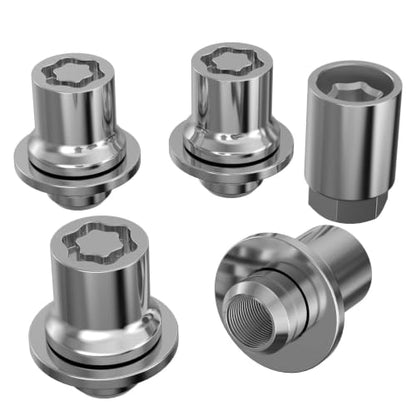 OTUAYAUTO M12x1.5 Lock Lug Nuts Set, Replacement for 00276-00900 - color: Silver, size: M12x1.5, style: 4 PCS