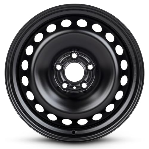 17x7 in Steel Wheel Rim 8 Lug 165.1mm 45mm Offset 121mm CB| Powder-Coated Black finish Fits 2013-2020 Hyundai Elantra | New OEM Replacement | 403001PA7A - size: 17x7 - Wheel