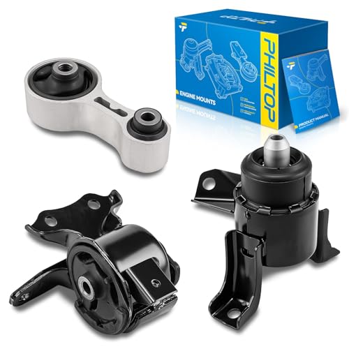 PHILTOP Set of 3 Engine Mounts for 2003-2005 Mazda 6 2.3L - size: for Mazda 6 2003 2004 2005 2.3L