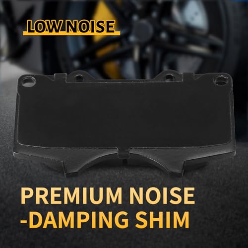 Ceramic Front Brake Pads Compatible with 2005-2023 Toyota Tacoma/2003-2023 4Runner/2007-2014 FJ Cruiser/2000-2006 Tundra/2001-2007 Sequoia;2010-2023 Lexus GX460/2003-2009 Lexus GX470(D976) - color: HZ976