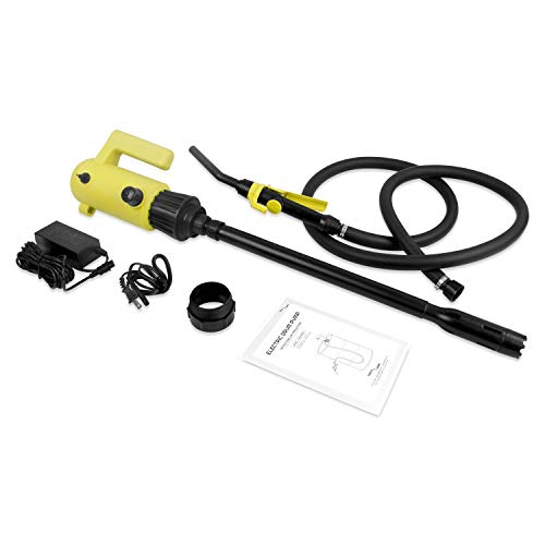TERA PUMP 55 Gallon Drum Liquid Transfer Pump, Plug In Electric Compatible - color: Yellow-black