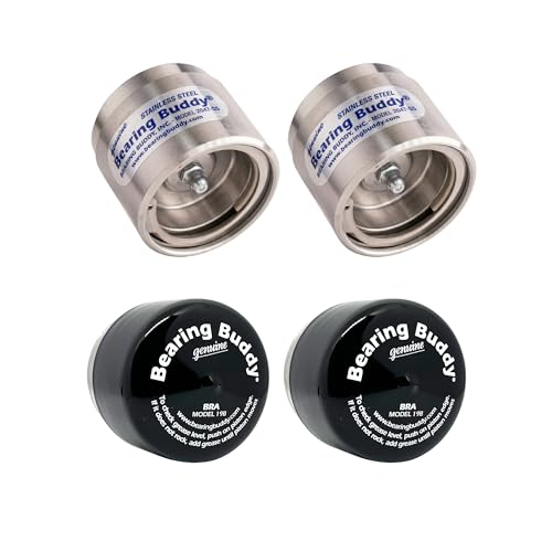 Bearing Buddy Model 2047 Stainless Steel Wheel Bearing Protectors w/ 19Bra
