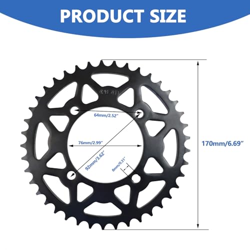 428H Drive Chain 110L Chain Breaker 428 41 Tooth Rear Sprocket 428 14T Front Sprocket,For Chinese 50/70/90/110/125cc Pit Dirt Trail Quad Bike Motorcycle ATV TaoTao Sunl Apollo CRF XR Parts