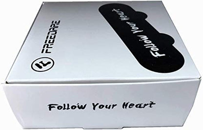 FREEDARE Skateboard Wheels 52mm and Bearings, Spacers Installed 92A for Street Tricks(Pack of 4) - color: white-1