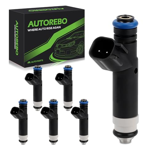 Fuel Injectors FJ463 Set of 6 Compatible with Ford Ranger 2001-2008 Mazda B3000 2001-2007 3.0L V6# Replace 4L5Z9F593A 1L5Z9F593CA 4L5Z9F593BA 800-1470N 8001470N 1AMFI00030 2204-510865 2204510865 - size: 463