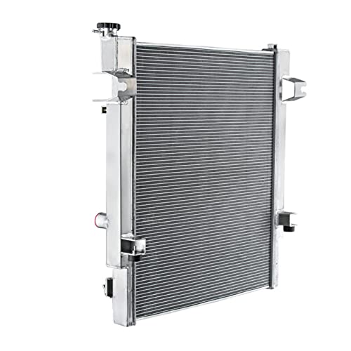 4 Row Aluminum Radiator Shroud Fan Relay Compatible with Dodge Ram 2500 3500 4500 6.7L L6 Diesel 2010-2012 Radiators