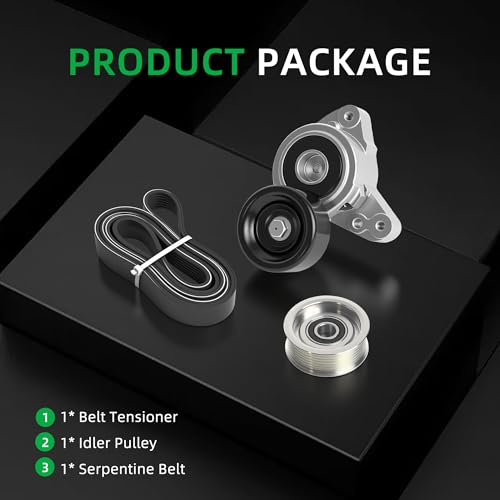 Serpentine Belt Tensioner Idler Pulley Kit #31170RAAA01 36320 - size: for civic 2006-2011
