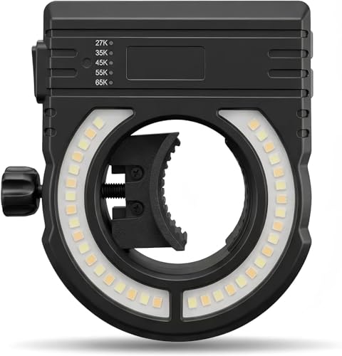 car Spray Gun Light, 250/500 lumens Rechargeable LED Spray Gun Light, Adjustable from 2700K to 6500K and 5 Color temperatures, Suitable for DIY car Spray Painting