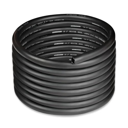 EVIL ENERGY 1" Heater Hose Coolant Radiator Straight 60PSI SAE 20R3 20FT Black - size: 1 20FT
