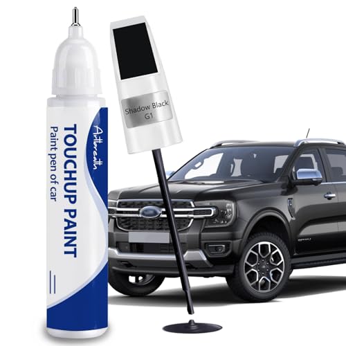 Shadow Black G1 Touch Up Paint for Ford OEM Color Match Car Paint Pen - color: Shadow Black(G1)
