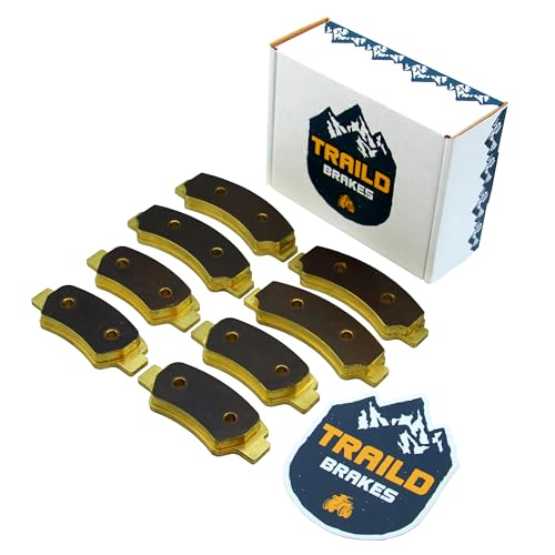Traild Brass Brake Pad & Rotor Kit for CFMoto UForce 2019-2026 Front & Rear - style: Brass Pad & Rotor Set