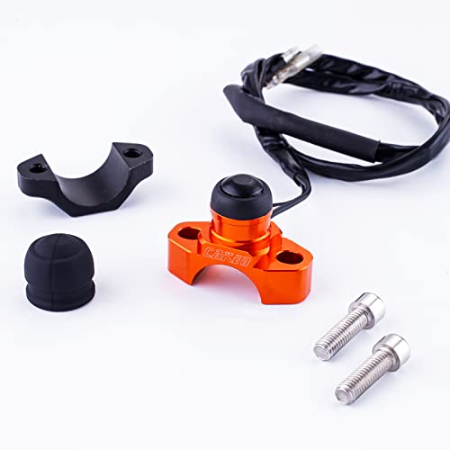 Motorcycle ATV Water Proof Engine Start Stop Kill Switch Button - color: Black