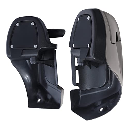 TCT-MOTORPARTS Pewter Pearl Lower Vented Fairings Glove Box Fit For Harley Touring Road King FLT CVO Road Street Electra Glide 1983-2013 - color: Color #1