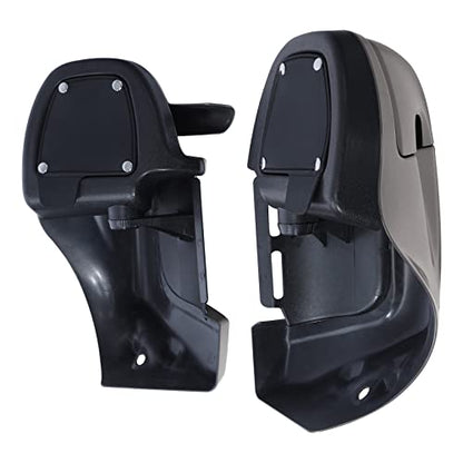 TCT-MOTORPARTS Pewter Pearl Lower Vented Fairings Glove Box Fit For Harley Touring Road King FLT CVO Road Street Electra Glide 1983-2013 - color: Color #1