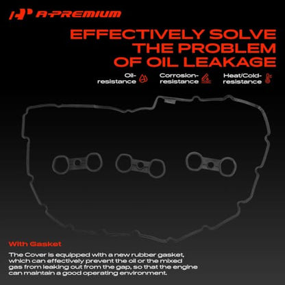 A-Premium Upgraded Aluminum Engine Valve Cover Kit - style: Upgraded Type (Aluminum)