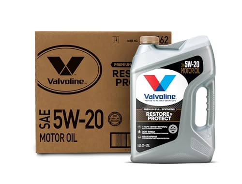 Valvoline Restore & Protect Full Synthetic 5W-20 Motor Oil 5 QT, Case of 3 - size: 5 QT, Pack of 3, style: Restore & Protect