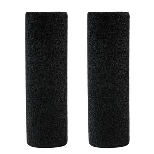 Motorcycle Grip Covers Foam Handlebar Grips Compatible with Harley Honda Kawasaki BMW Yamaha Triumph Suzuki A Pair of Anti-Slip Universal Black Grip Covers - size: Fit for 1-1.2 inch