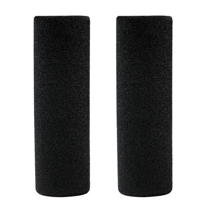 Motorcycle Grip Covers Foam Handlebar Grips Compatible with Harley Honda Kawasaki BMW Yamaha Triumph Suzuki A Pair of Anti-Slip Universal Black Grip Covers - size: Fit for 1-1.2 inch