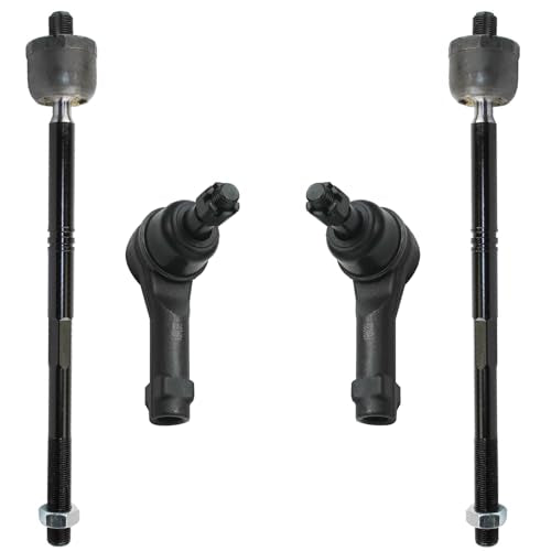 Detroit Axle - RWD 4pc Front Tie Rods Kit for 2004-2008 Ford F-150 - size: 4S502155/group