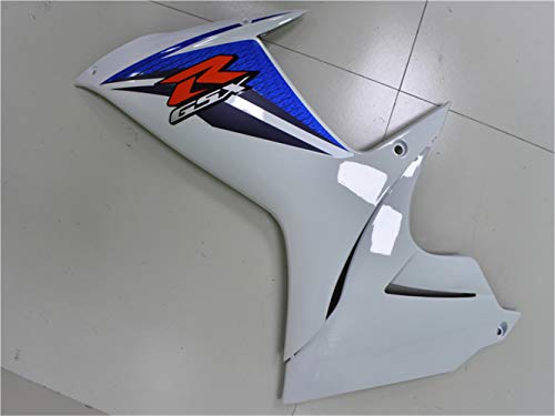 YTL Blue white Full Fairing Fit for Suzuki 2011-2026 GSXR 600/750 - color: 019 Blue white