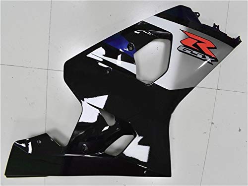 YTL Dark Blue Silver Full Fairing Fit for Suzuki 2004-2005 GSXR 600/750 - color: 007 Dark Blue Silver
