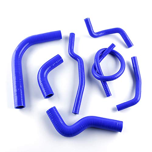 3-Ply Silicone Radiator Hose Kit For Suzu ki SAMURAI 1986-1995 Blue - color: Blue