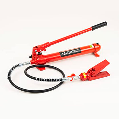 12 Ton Porta Power Hydraulic Jack Kit for Auto Body Frame Repair
