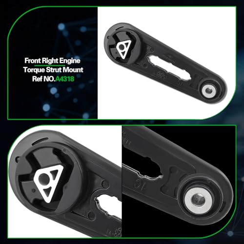 Engine Motor and Transmission Mount Kit Compatible with Cube 2009-2014 - size: 2007-2012 Versa