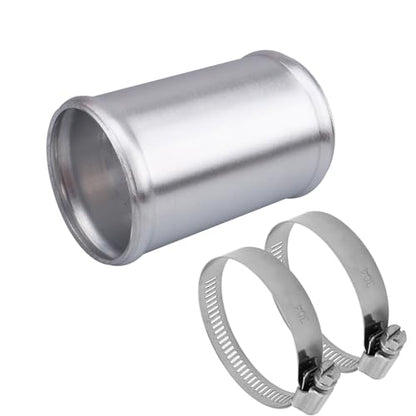 AC PERFORMANCE OD 2.75" Aluminum Tube Hose Joiner with Clamps - size: 2.75" (70mm)
