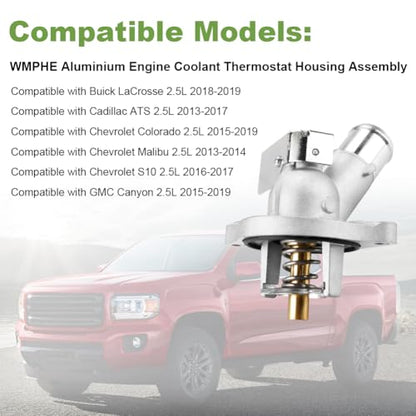 902-2125 Coolant Thermostat Housing Compatible with Cadillac ATS CT6 CTS - size: 902-2125