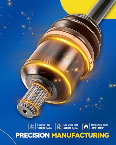 PHILTOP Front CV Axle Shaft Fits 2015-2018 TRX500FM6 FourTrax Foreman Rubicon EPS, 2014-2016 TRX500FM2 FourTrax Foreman 4x4 with EPS, 2014-2018 TRX500FE2 FourTrax Foreman 4x4 ES with EPS Axle Shaft - size: 18.4in 19.3in