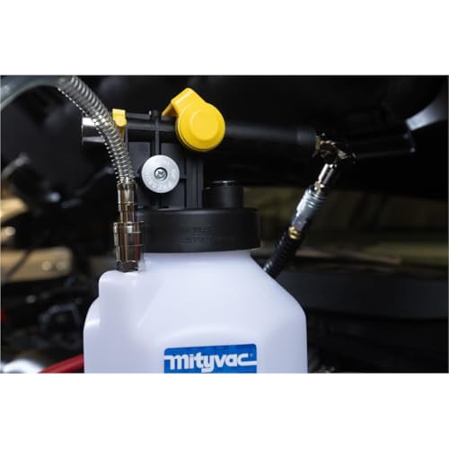 Mityvac MV7102 Fluid Extractor Dispenser for Evacuating, Topping-Off, Refilling Reservoirs or Bleeding Hydraulic Brake/Clutch Systems, 2.5 Quart, 120 PSI, Compressed Air, Vacuum or Positive Pressure - style: MV7102