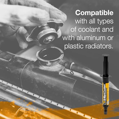 ERRECOM Brilliant Coolant Ultra | UV Dye for Coolant Leak Detection | Detects Radiator & Cooling System Leaks | Compatible with All Antifreeze & Coolant Used in Gasoline & Diesel Engines | 0.34 fl oz - color: Brilliant COOLANT Ultra