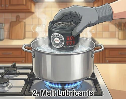 HOT TUB Chain Lubricant - style: 8 oz Tub