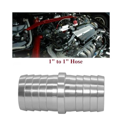 YSIL 1" Hose Barb Splice Coupler Radiator Repair Mend Fitting Adapter - size: 1" to 1"