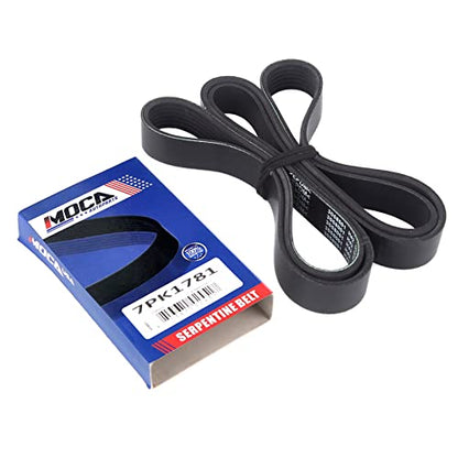 MOCA 7PK1781 EPDM Serpentine Belt Fit 2003-2007 for Honda Accord 2.4L - size: 7PK1781