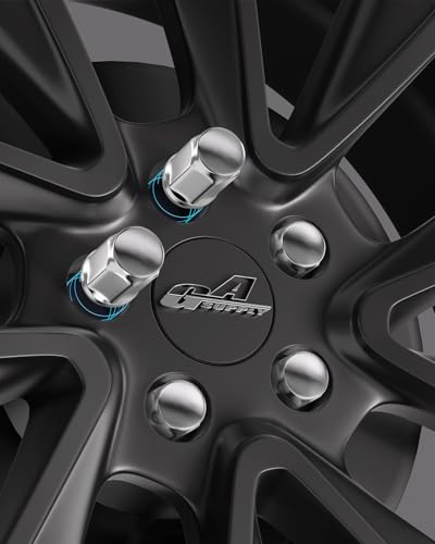 GAsupply 12x1.25 Lug Nuts 20pcs, Chrome 1.38" Tall 3/4" 19mm Hex, Cone Seat - color: Silver, size: M12x1.25, style: 20pcs - 1.38" Tall