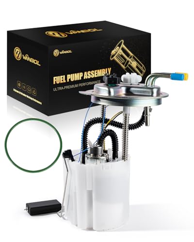 Electric Fuel Pump Assembly Compatible with Chevy Avalanche Suburban 1500 GMC Yukon XL 1500 Cadillac Escalade ESV EXT 2008-2014 V8 5.3L 6.2L 2 Tube Replace E3797M with Pressure Sensor O-ring