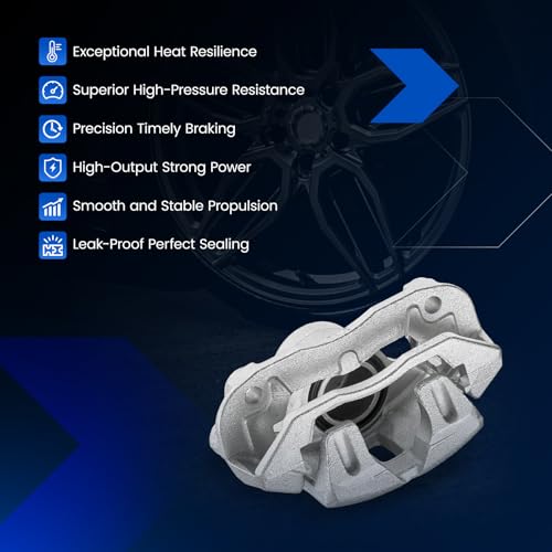 Front Brake Caliper Assembly for Mazda B2000 1986-1987 2.0L L4 - size: Front [19-B1101 & 19-B1100]
