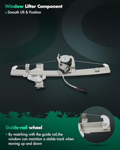SCITOO Power Window Regulator with Motor for Chevrolet for Cheyenne - size: 741-388