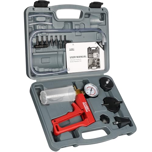 SMART JERRY Brake Bleeder Kit with Hand Vacuum Pump, 2026 Quality Upgraded