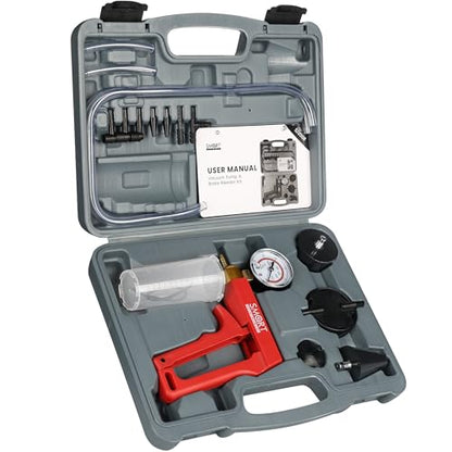 SMART JERRY Brake Bleeder Kit with Hand Vacuum Pump, 2026 Quality Upgraded