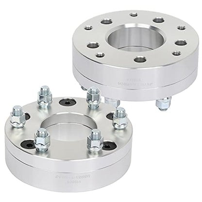 SCITOO 2" Wheel Adapters 5x5 to 6x5.5 for Chevy Tahoe 2Pcs - color: Silver, size: 2Pcs - 5x5 -14x1.5-2inch-78.1mm