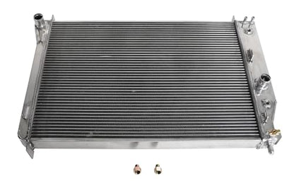 3 Row Radiator Fits 1997-2004 Chevrolet Corvette Base Coupe 2-Door 5.7L 350Cu. V8 C5 Z06 Polished Aluminum 24.75"×18"